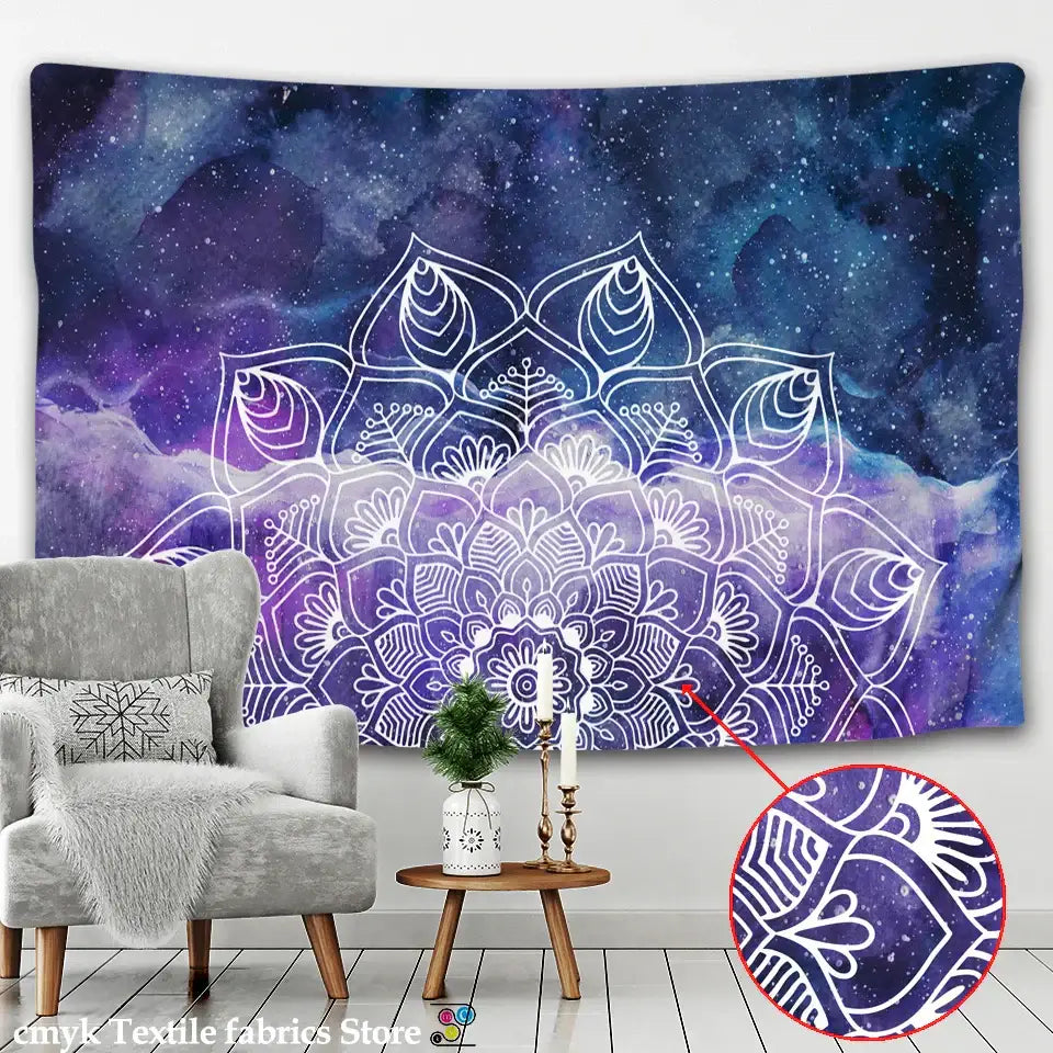Mandala Galaxy Wall Tapestry