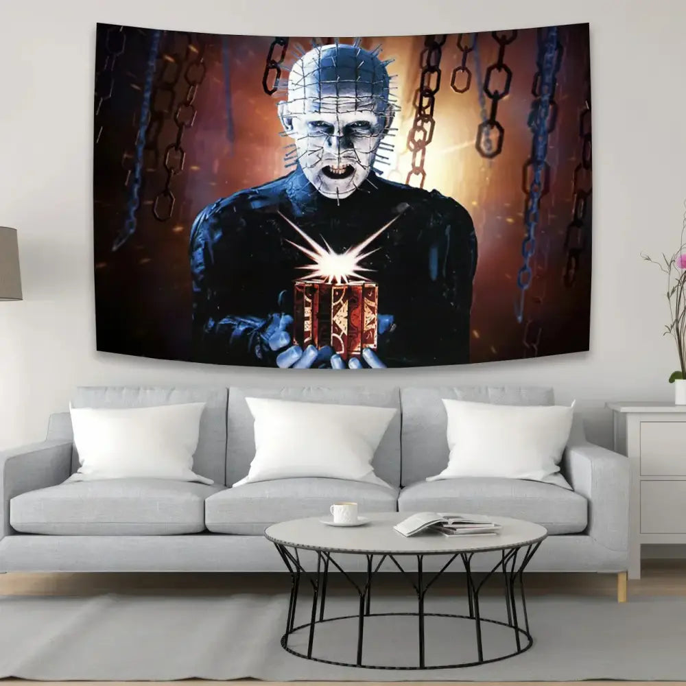 White Red Tapestry