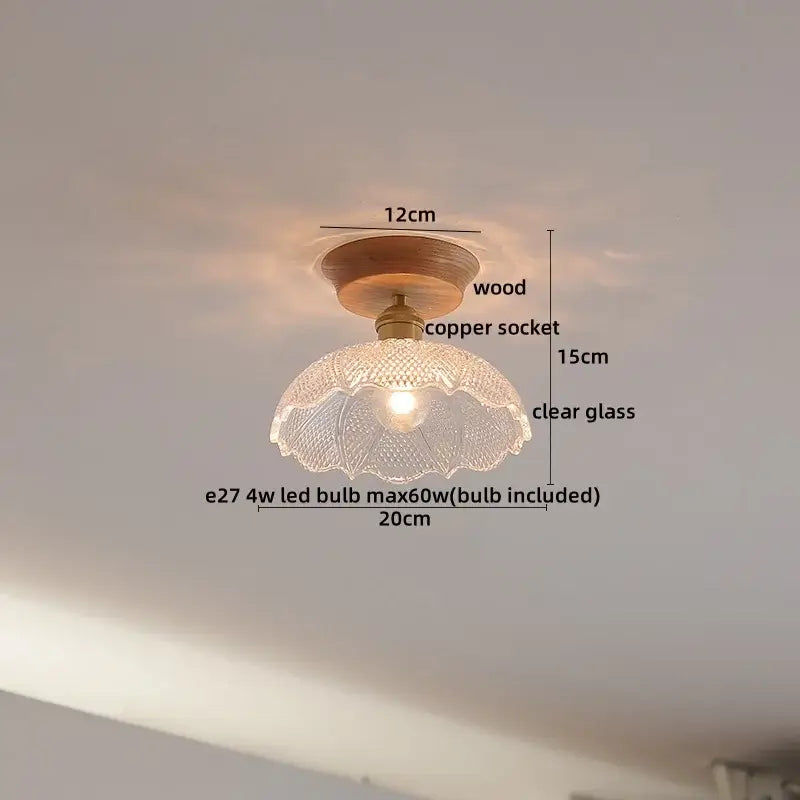 Boho Rattan Ceiling Light