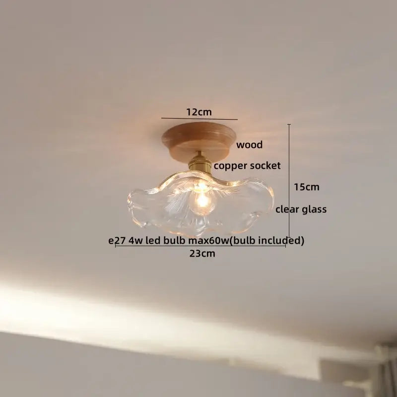 Boho Rattan Ceiling Light