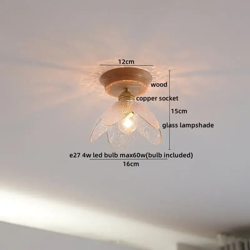 Boho Rattan Ceiling Light