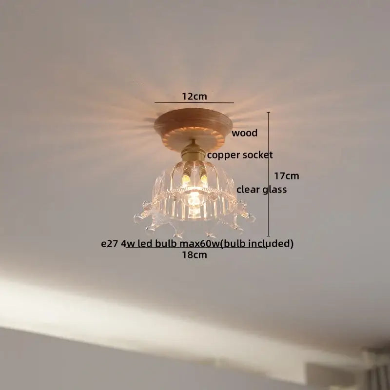 Boho Rattan Ceiling Light