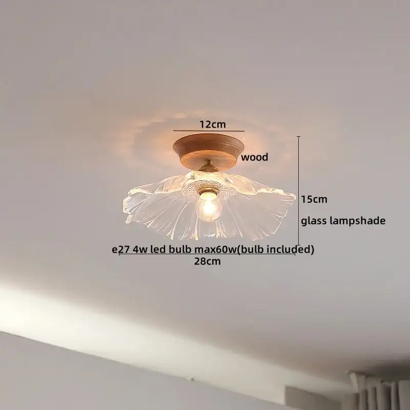 Boho Rattan Ceiling Light