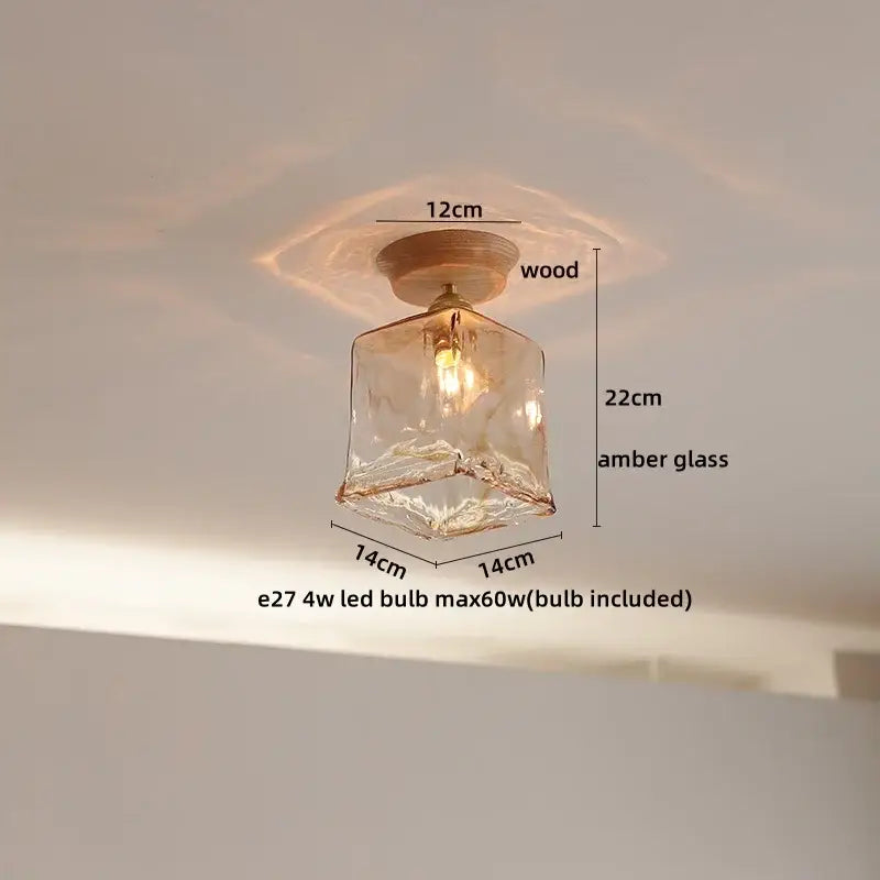 Boho Rattan Ceiling Light
