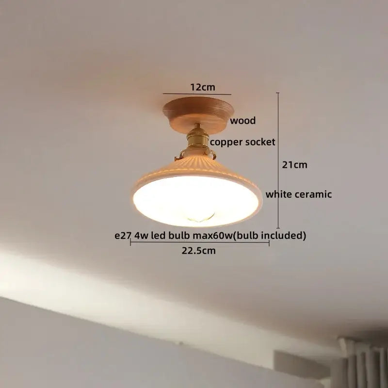 Boho Rattan Ceiling Light