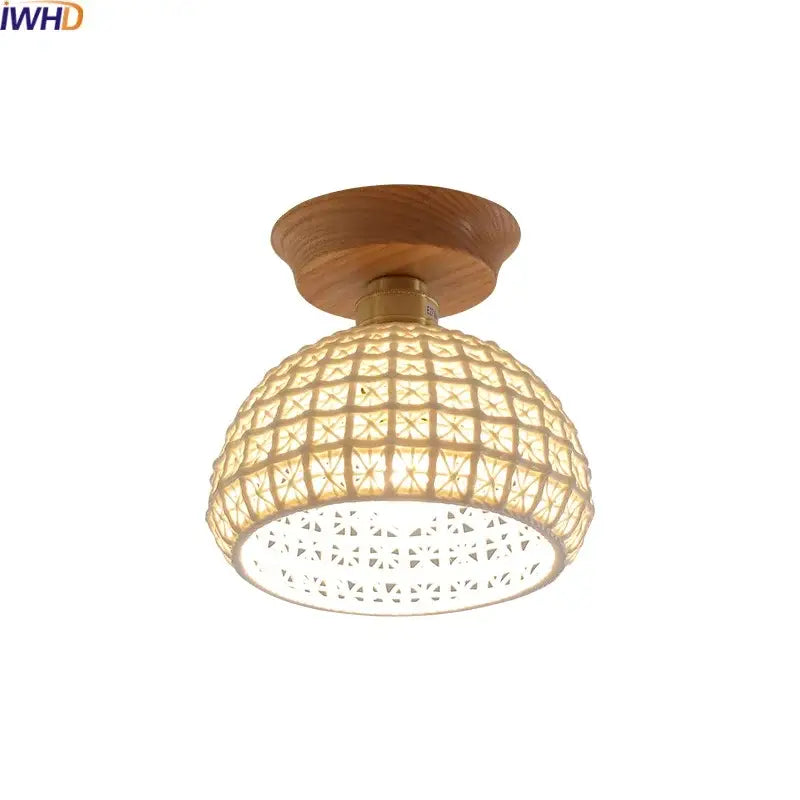 Boho Rattan Ceiling Light