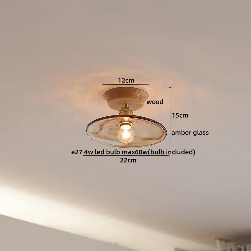Boho Rattan Ceiling Light