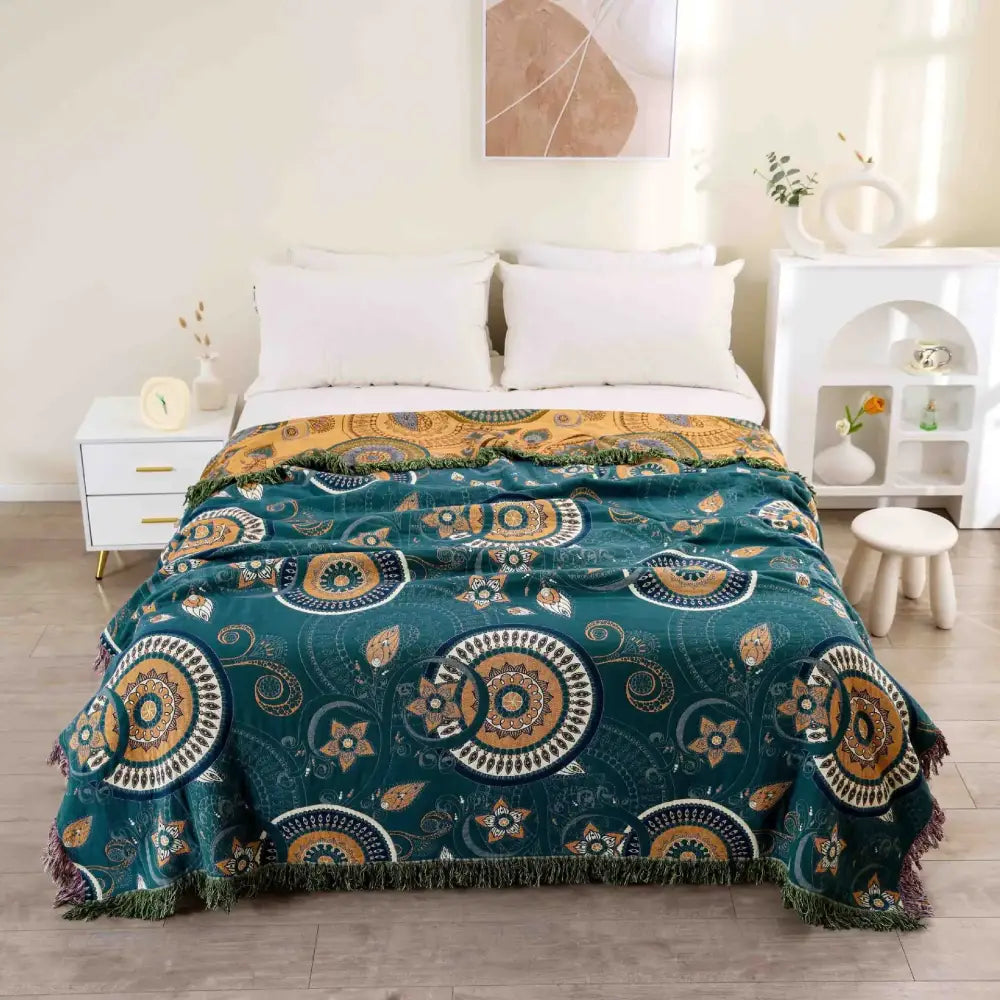Off-White Cotton Bedspread