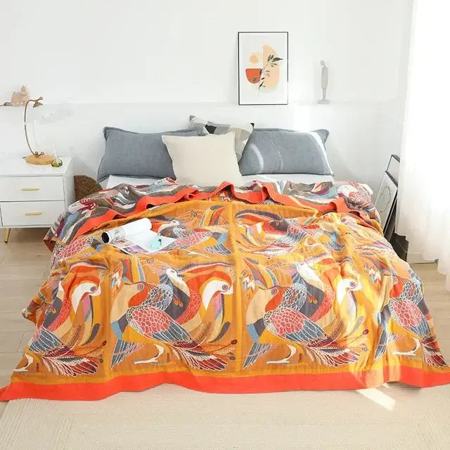 Off-White Cotton Bedspread
