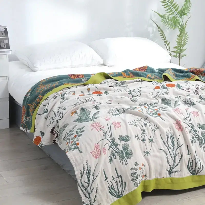 Off-White Cotton Bedspread