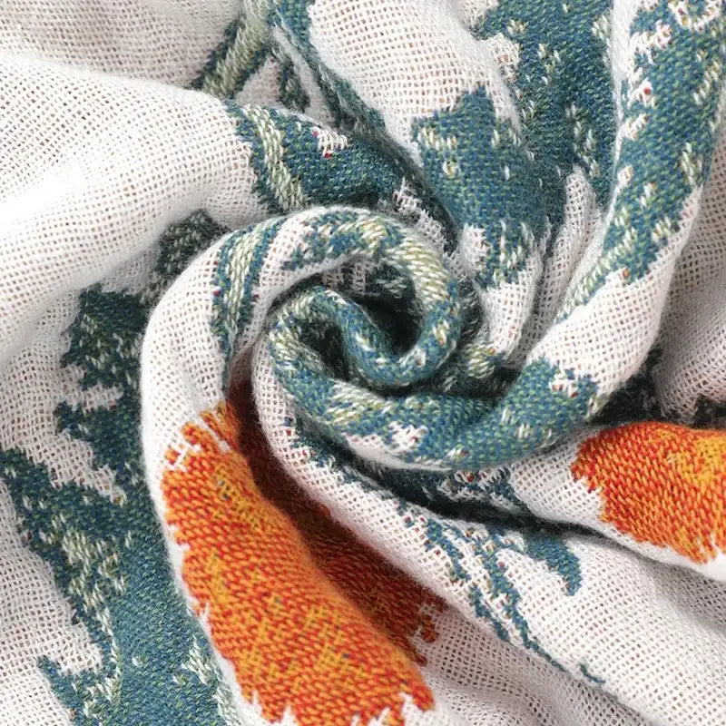 Off-White Cotton Bedspread