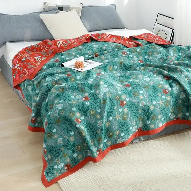 Off-White Cotton Bedspread