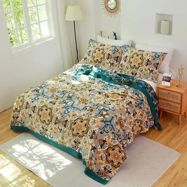 Off-White Cotton Bedspread