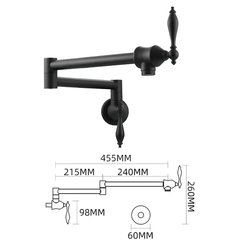 Brass Telescopic Spray Faucet