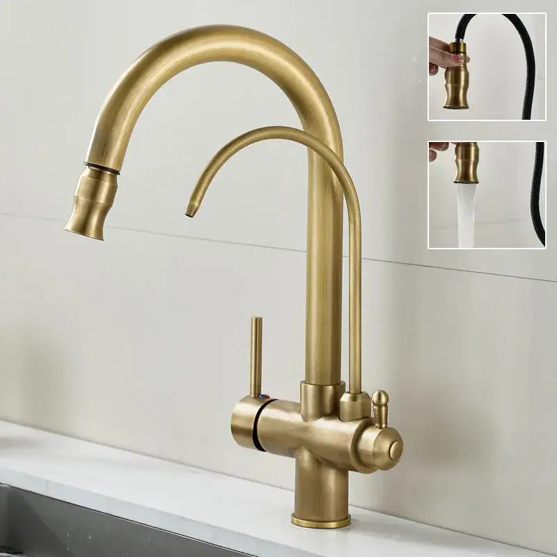 Brass Pull Down Hose Faucet