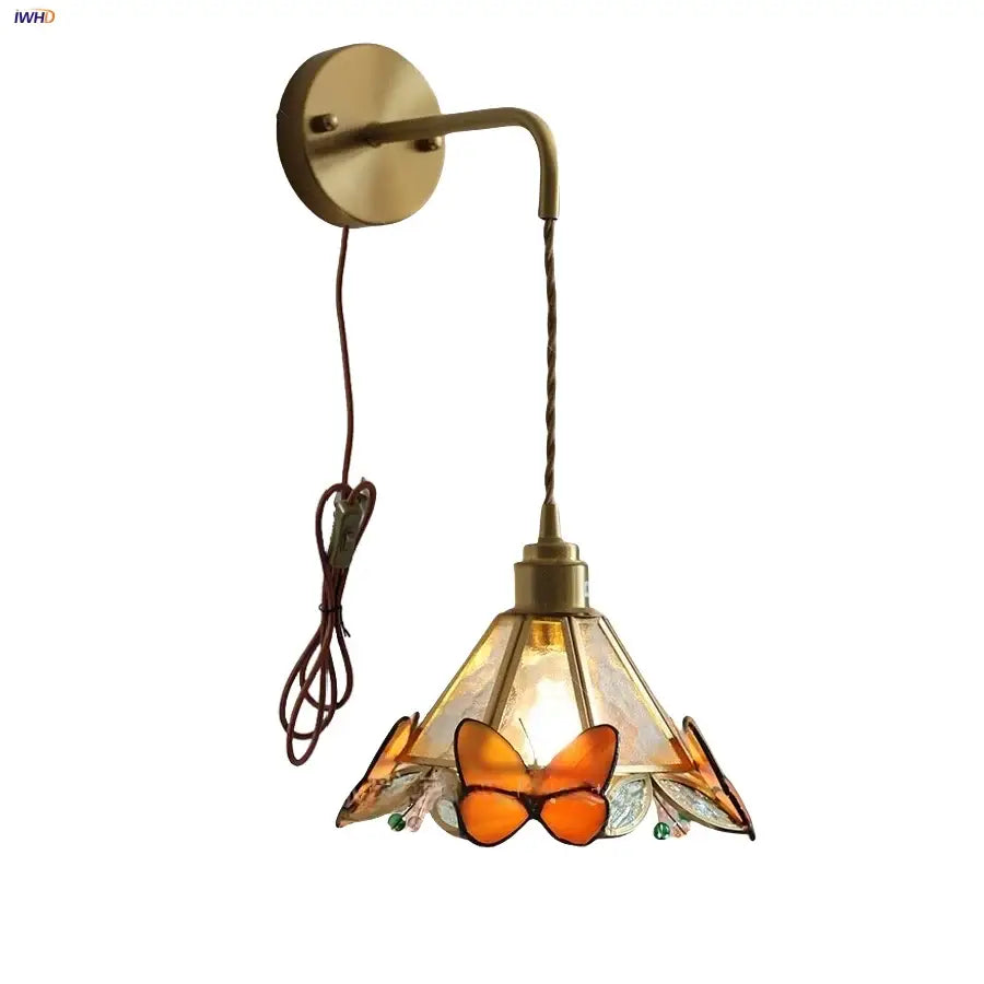 Brass Butterfly Wall Light