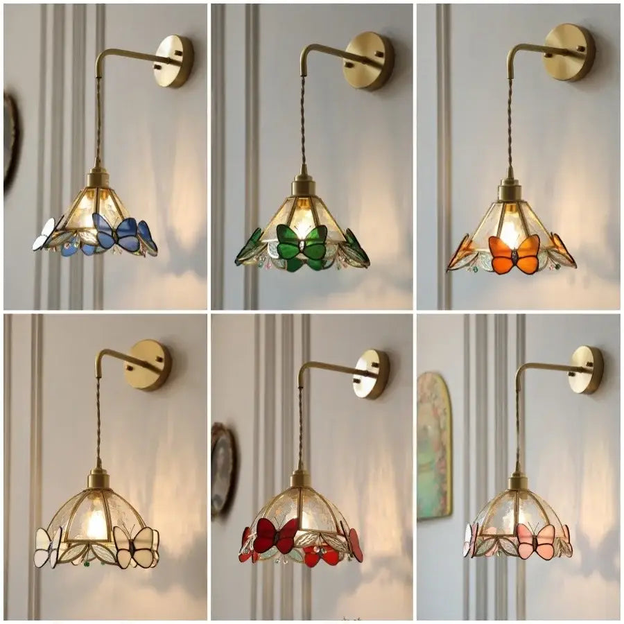 Brass Butterfly Wall Light