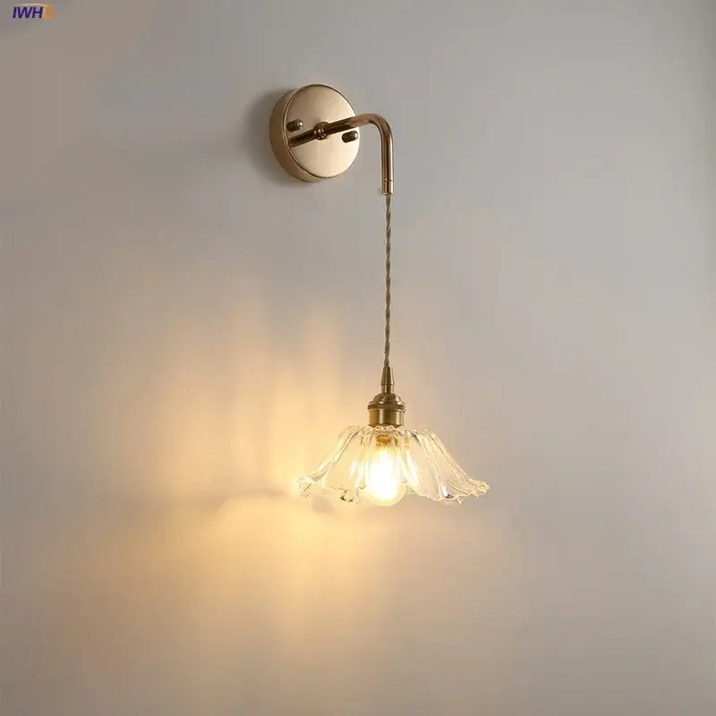 Brass Petal LED Wall Light