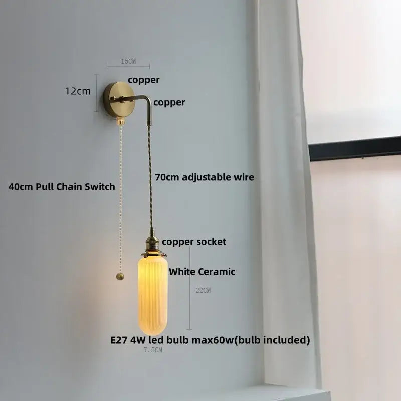 Brass Petal LED Wall Light