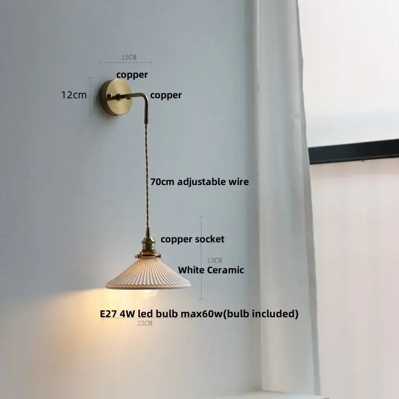 Brass Petal LED Wall Light