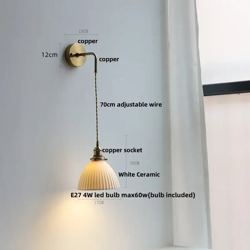Brass Petal LED Wall Light