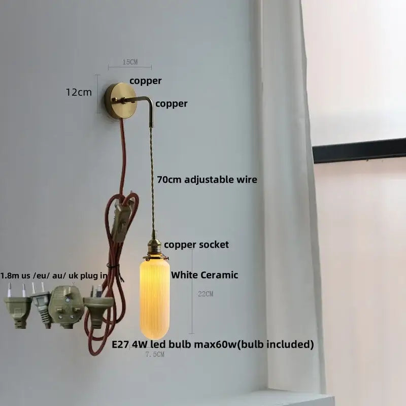 Brass Petal LED Wall Light