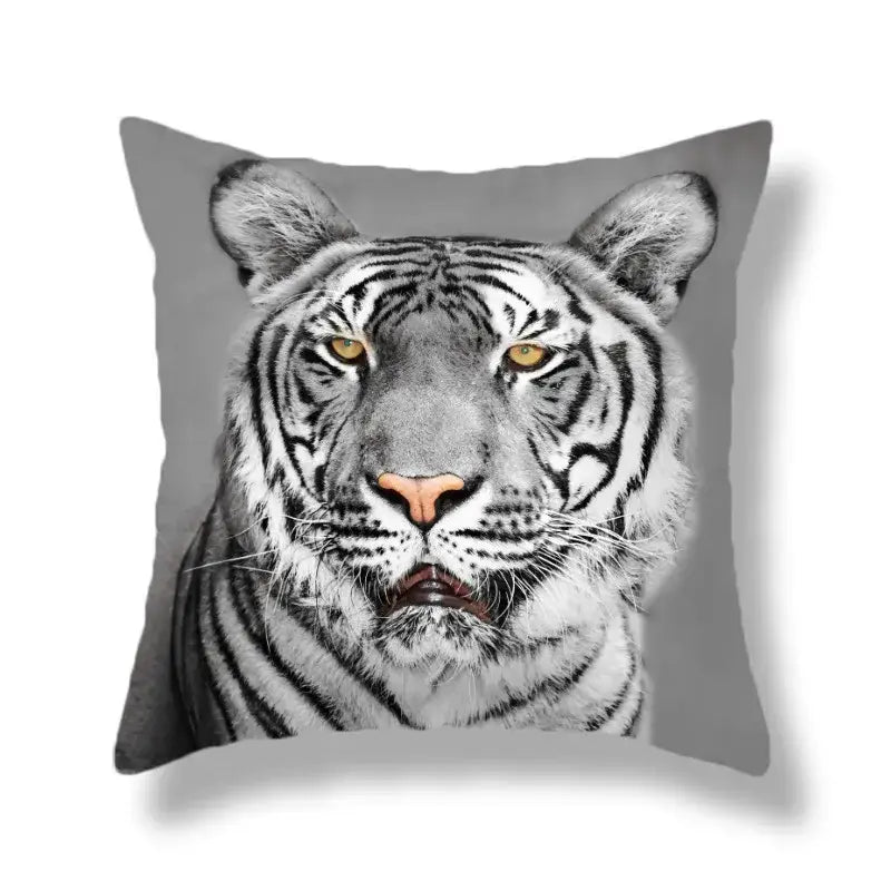 Polyester Tiger Cushion Covers