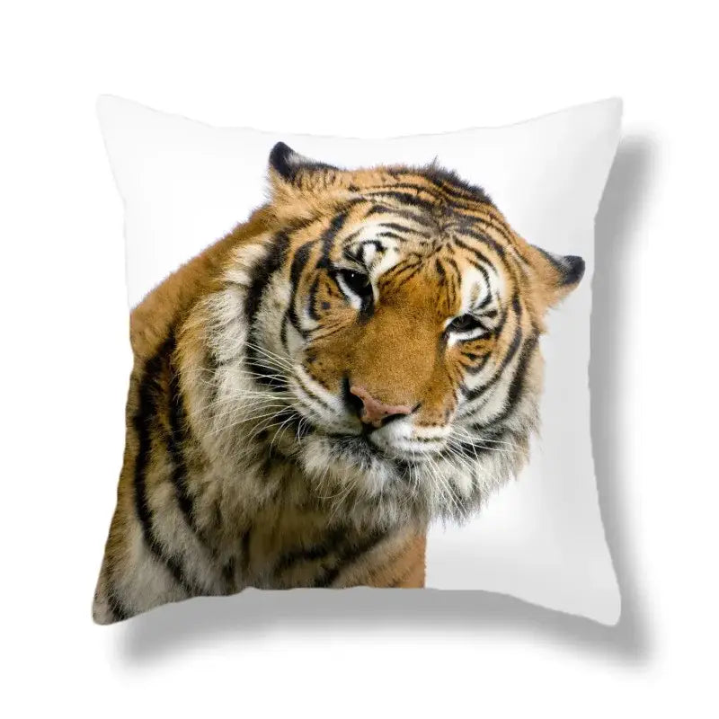 Polyester Tiger Cushion Covers