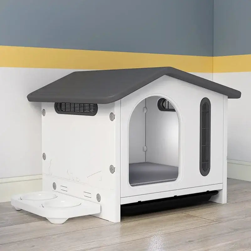Grey Pink Dog House