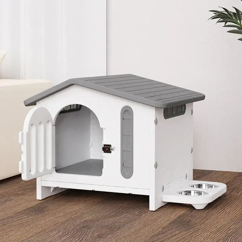 Grey Pink Dog House