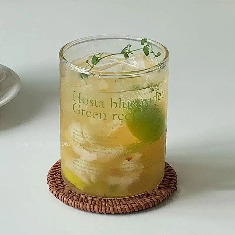 Printed Glass Cheese Mug