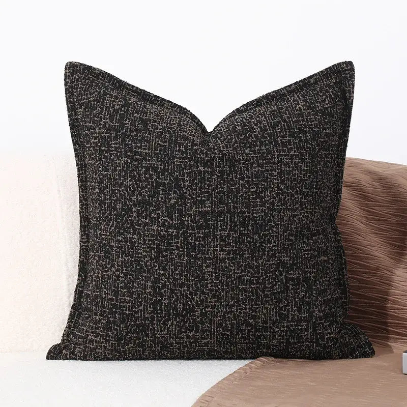 Leather Cross Stitch Cushion