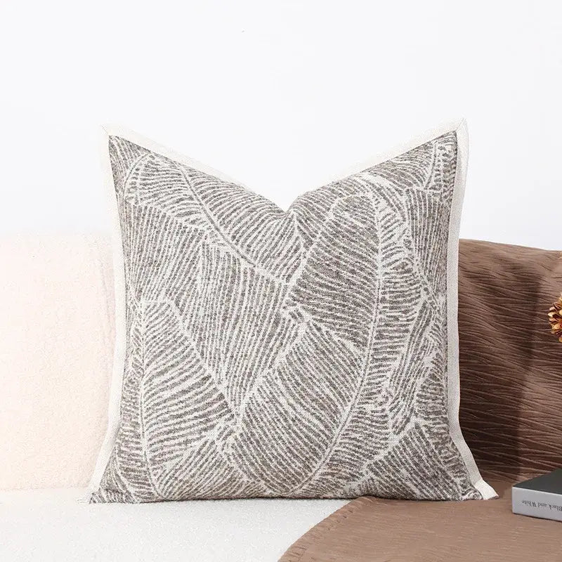 Leather Cross Stitch Cushion