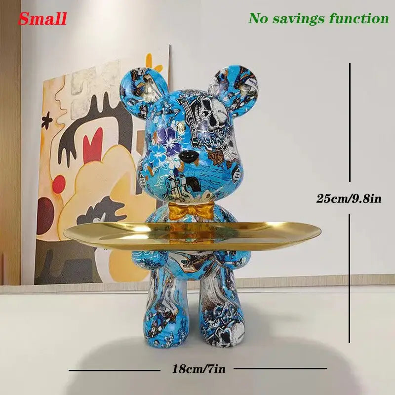 Graffiti Bear Key Tray