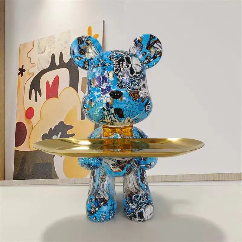 Graffiti Bear Key Tray