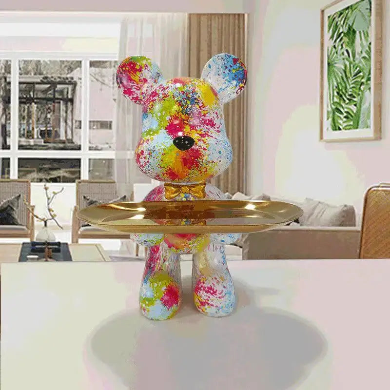 Graffiti Bear Key Tray