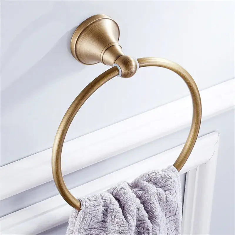 Bronze Ceramic Bathroom Set