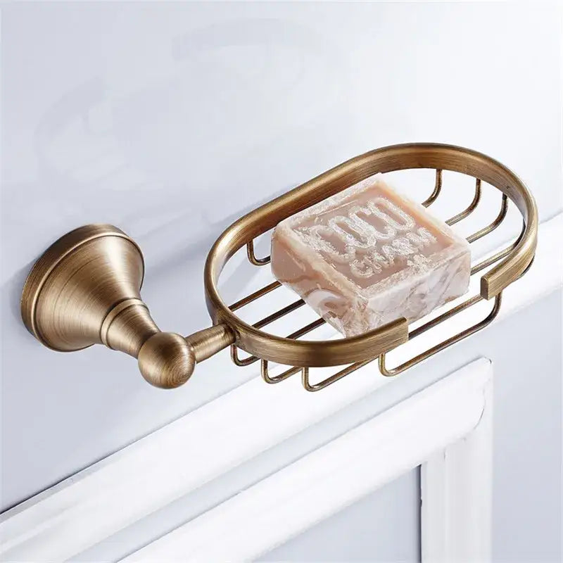Bronze Ceramic Bathroom Set