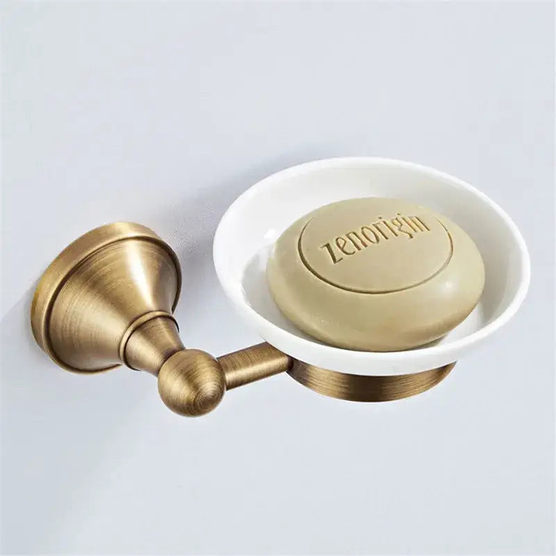 Bronze Ceramic Bathroom Set