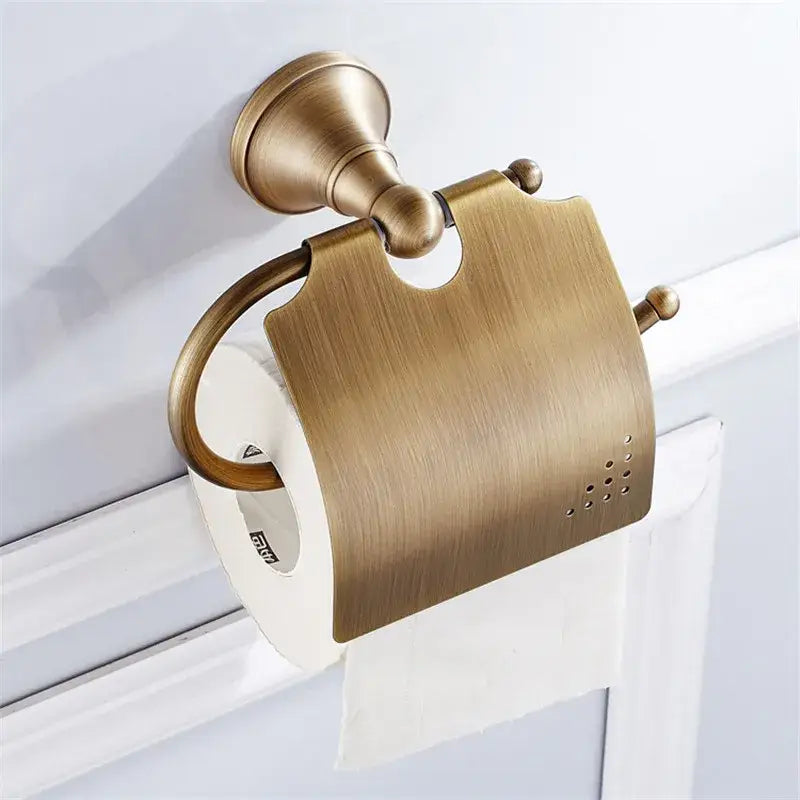 Bronze Ceramic Bathroom Set