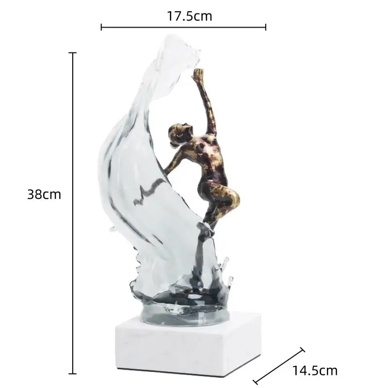Bronze Ballet Dancer Sculpture