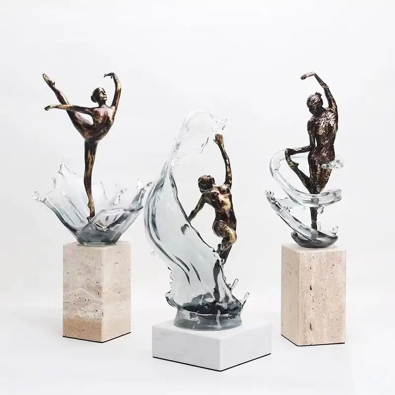 Bronze Ballet Dancer Sculpture