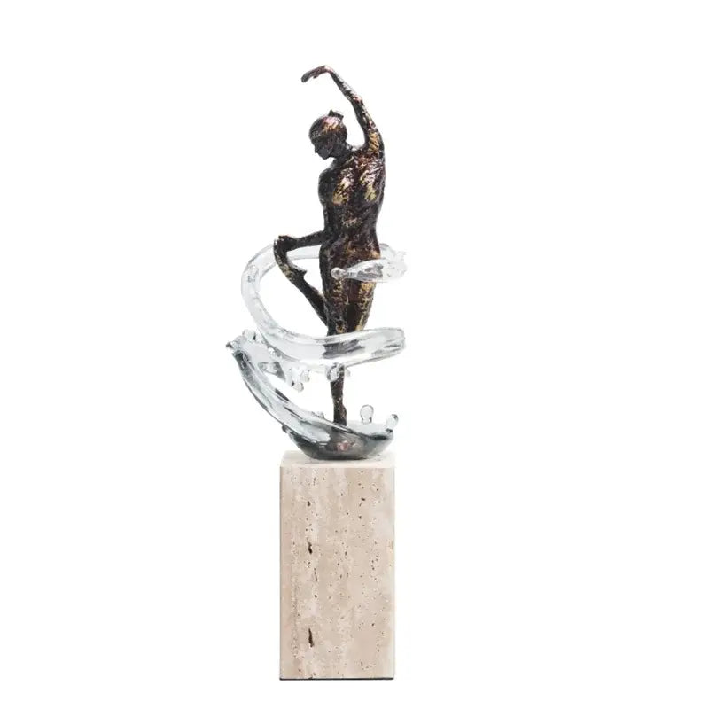 Bronze Ballet Dancer Sculpture