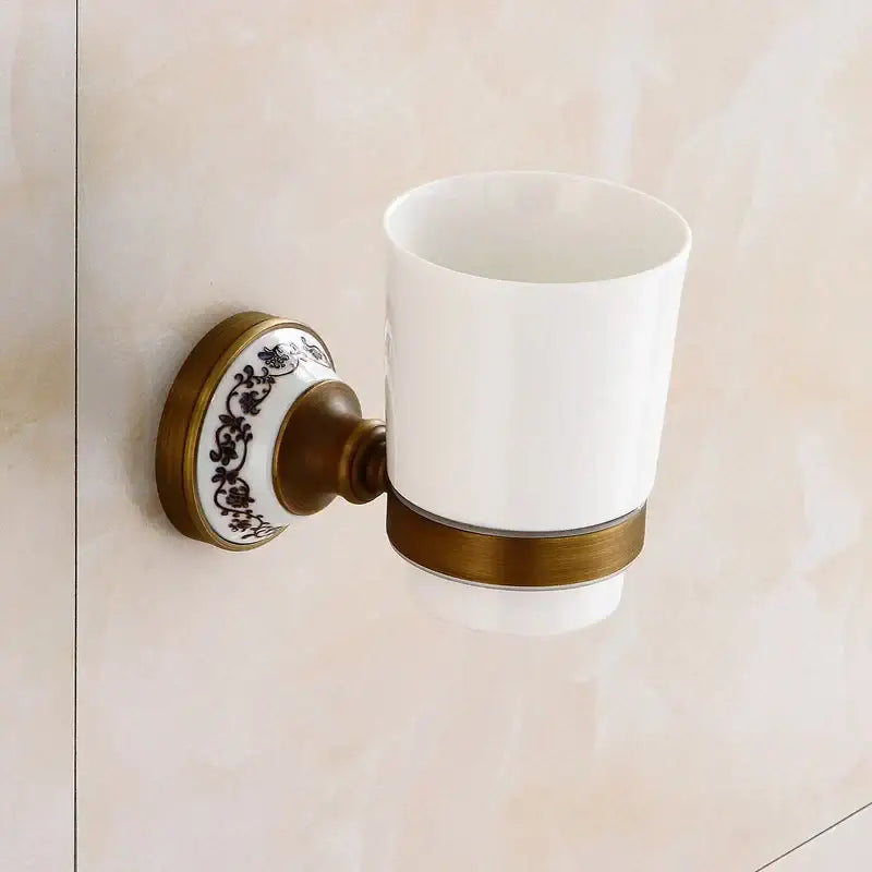 Bronze Ceramic Hardware Set