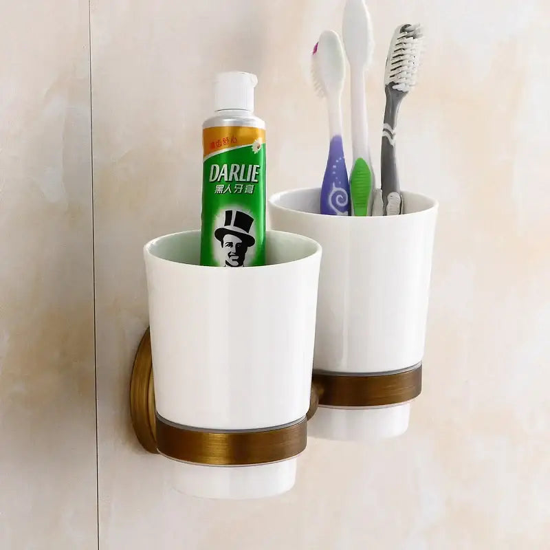 Bronze Ceramic Hardware Set