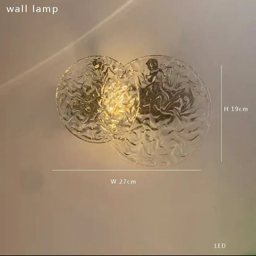 Bronze Bubble Glass Sconce