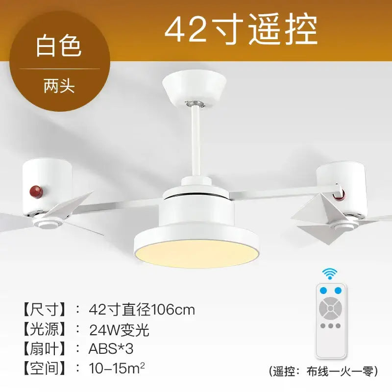 Bronze Wood Blade Ceiling Fan