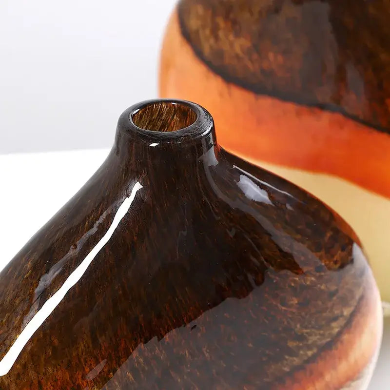 Brown Cream Gradient Vase