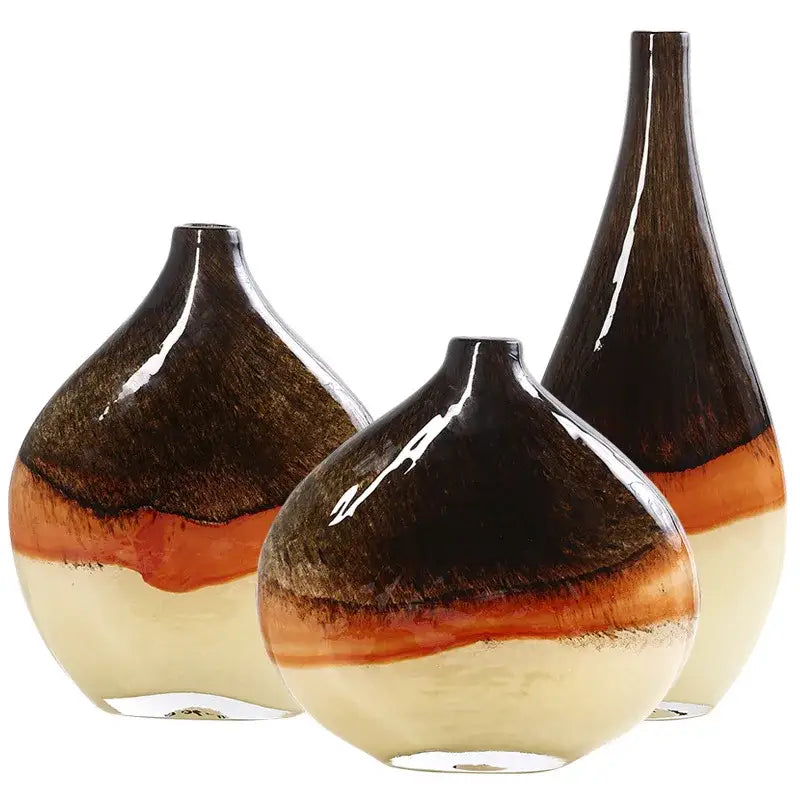 Brown Cream Gradient Vase
