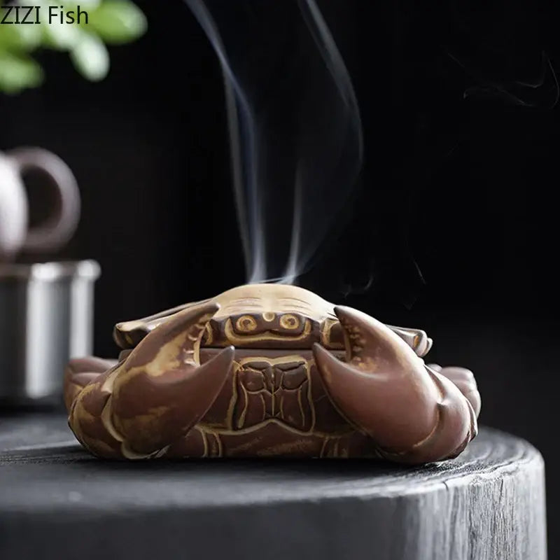 Crab Ceramic Incense Burner